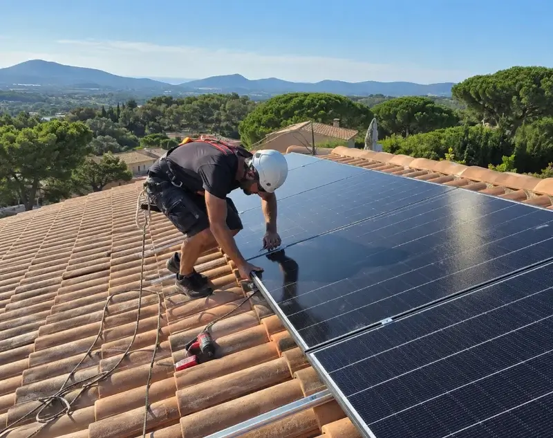 Installateur panneaux solaires Les Matelles — pose photovoltaïque sur toiture